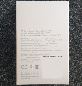 Xiaomi MI home securityx camera SXJ02 - 3