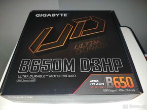 Základná doska AM5, DDR5 - GIGABYTE B650M D3HP - 3