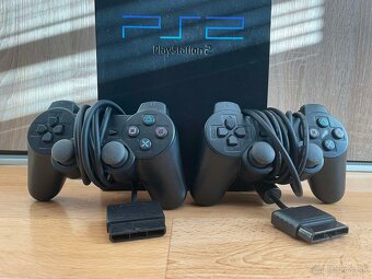 Playstation 2 + 4 ovládače + príslušenstvo - 3