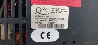 Predám koncák QSC USA400 - 3