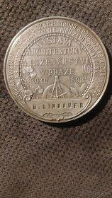 Medaila vzácna, ako nová výstava architektúry 1898 - 3