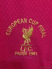 Liverpool FC 1981 European Cup Final Paris dres, veľkosť XL - 3