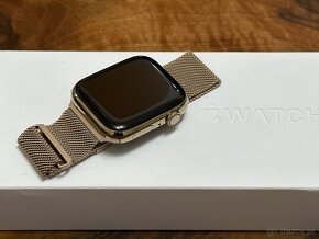 Apple Watch 7 45mm Stainless Steel Gold Cellular LTE - 3