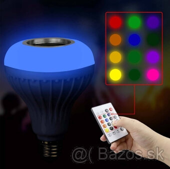 (IHNEĎ) Bluetooth LED žiarovka s reproduktorom - 3