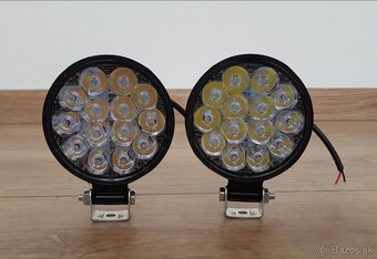 LED SVETLA OKRUHLE - 2ks - 42W + kabeláž - 3