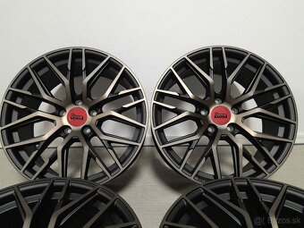 Alu disky R18 5x112 Et45 8J MAM RS4 BE Seat Audi Vw Škoda - 3