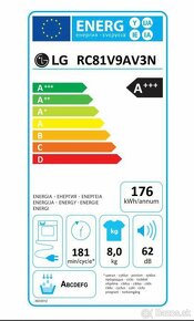Predám LG sušičku (RC81V9AV3N) - 3