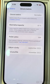 iPhone 15 Pro 256GB Blue Titanium REZERVOVANÝ - 3