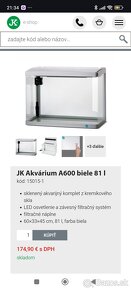 Akvárium 80l oblé rohy - 3