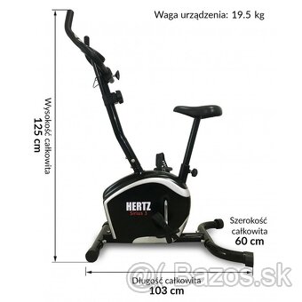 Magnetický rotopéd Hertz Sirius 3 zotrvačník 4kg predvádzací - 3