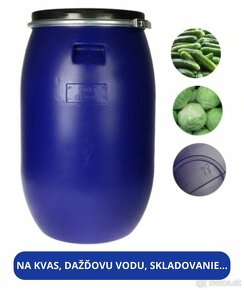 BEZKONKURENĆNÁ CENA 120l Plastove sudy na kvas na vodu - 3