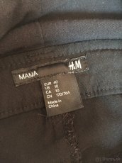 Elegantne tehotenske nohavice - H&M Mama - c.40 - TOP stav - 3