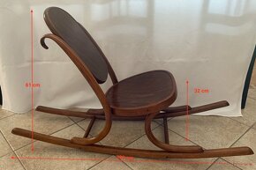 Hojdacie detské kreslo Thonet. - 3