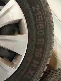 Zimná sada kolies Škoda, VW 215/60 R16 - 3