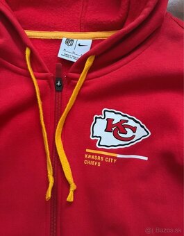 origianl nike nfl kansas city cheifs mikina na zips - 3