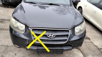 Hyundai Santa Fe 2.2 CRDi 2008 4WD predám  DVERE, PIATE DVER - 3