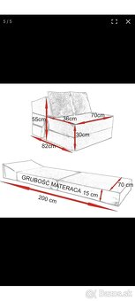 Rozkladacia sedacka - 3
