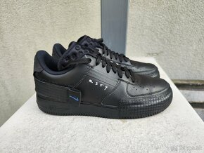 NIKE AIR FORCE 1-TYPE - Originál N.354, Black Platinum Blue - 3