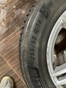 Zimná sada 255/55 r18 Michelin, disky Mercedes ML, 5x112 - 3