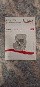 Autosedačka britax king 2 - 3