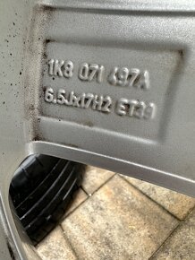 17"Elektróny originál Volkswagen Golf 6,7,8 5x112 letné 2 ks - 3