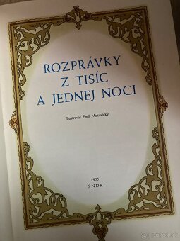 Ilustrácie E.Makovický Rozprávky z tisíc a jednej noci - 3