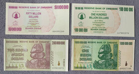 Bankovky Zimbabwe UNC - 3