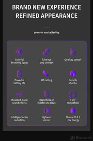 Predám lacné BT slúchadlá Y60 - 3