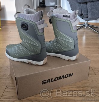 Snowboardové topánky Salomon Launch Boa Khaki MP265 EU 41,5 - 3