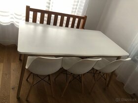 Veľký jedálenský stôl rozkladací pre 8-10 ľudí - 3
