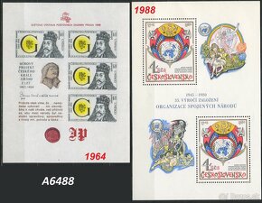 Poštové známky, filatelia: ČSSR 1945-1962: aršíky - 3