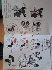 Britax adapter na kočík B - Agile M/R - 3