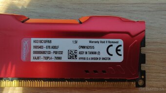 Pamäť RAM Kingston HyperX Fury 16GB (2x8GB) - 3