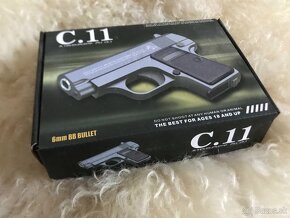 kovova pistol C11 6mm gulicky replika ASG Coltu - 3