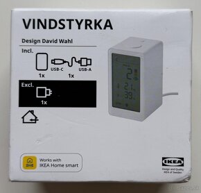 NOVÝ inteligentný snímač kvality vzduchu Ikea VINDSTYRKA - 3