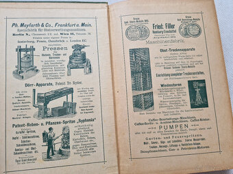 Odborná kniha o Spracovaní ovocia 1906 recepty líkéry víno - 3