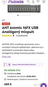 ANT ANTMIX 16FX USB MIXPULT - 3