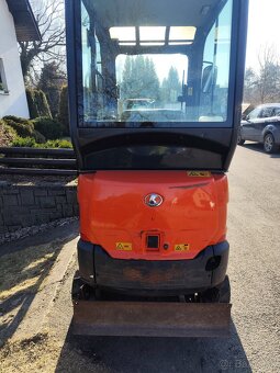 Minibagr Kubota KX016-4, rok 2019, 1600mth, roztah. pasy - 3