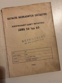 Jawa 50 typ 05 1963 Katalóg náhradných dielov - 3