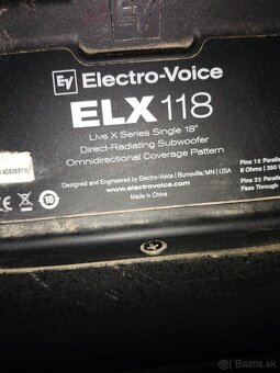 Elektro voice ELX 118 - 3