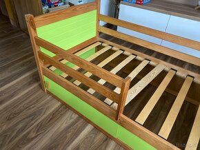 Drevená detská posteľ - 3