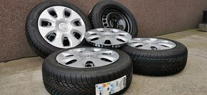 Plechové disky 4x100 a zimné Bridgestone Blizzak 185/60 R15 - 3