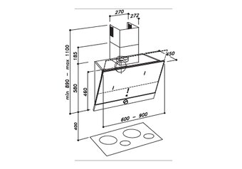 Predam kominovy digestor SLTC75 sirius - 3