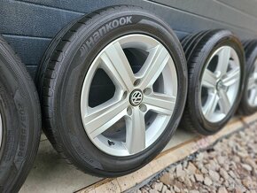 Alu Volkswagen 5x112+Letné Pneu Hankook 205/55 R16 - 3