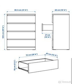 Komoda Malm Ikea - 3