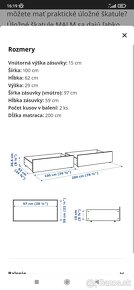 [Rezervované] Zásuvka pod posteľ MALM 1ks - 3