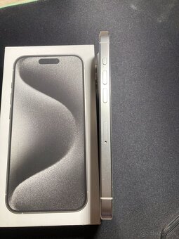 iPhone 15 PRO 128GB White Titanium - 91% BATERIA - ZÁRUKA - 3