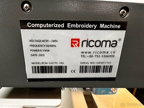 Predám vyšívaci astroj Ricoma RCM-1501TC - 3