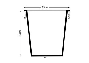 Záhradný ratanový kvetináč 4v1 - 95x27x60cm čierny - 3