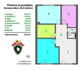 Obchodný priestor v novostavbe Švermova, BB - 3